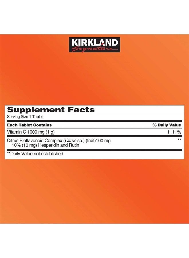 Vitamin C 1000mg, with Rose Hips 500 Tabs each (pack of 2)