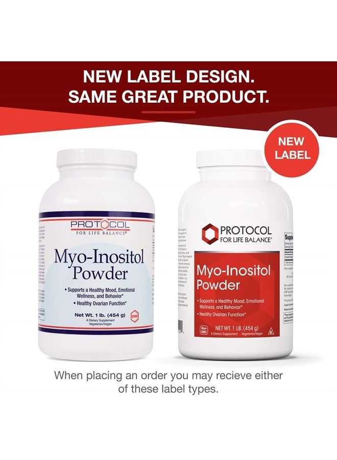 Protocol for Life Balance - Myo-Inositol Powder - 1 LB (454 g)