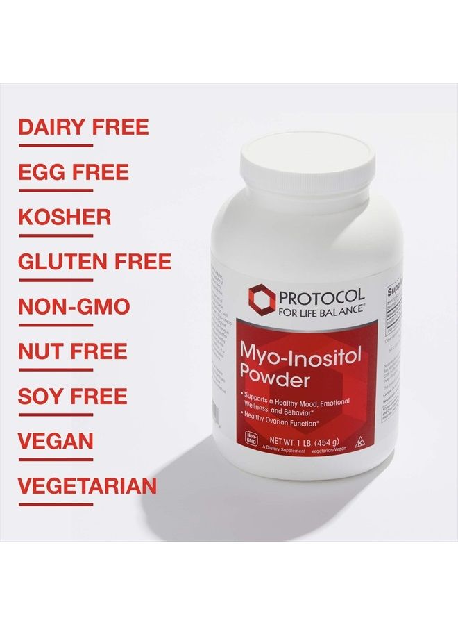 Protocol for Life Balance - Myo-Inositol Powder - 1 LB (454 g)