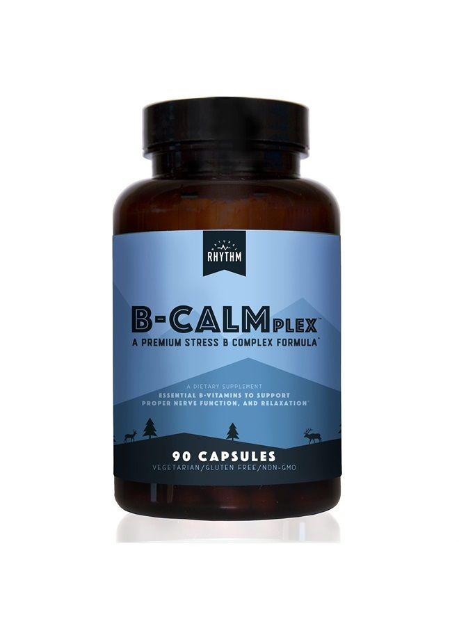 B-CALMplex, Unique B Vitamin Blend, B Complex Supports Proper Nerve Function and Relaxation, 3 Month Supply, 90 Capsules