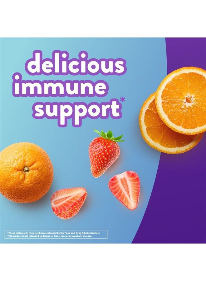 Extra Strength Power C Gummy Vitamins, Tropical Citrus Flavored Immune Support (1) Vitamins, 92 Count