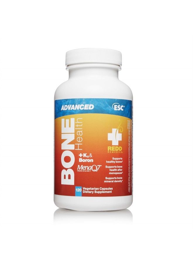 , Bone Health Advanced, Natural Support with Calcium and Vitamin K2, 120 Capsules