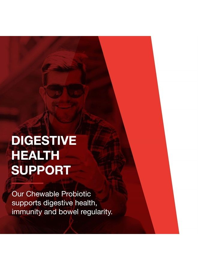 Chewable Probiotic (for Adults and Children) - Sweetened with Xylitol - 90 Chewables