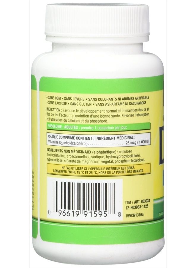 Vitamin D3 1000 IU, 360 Tablets
