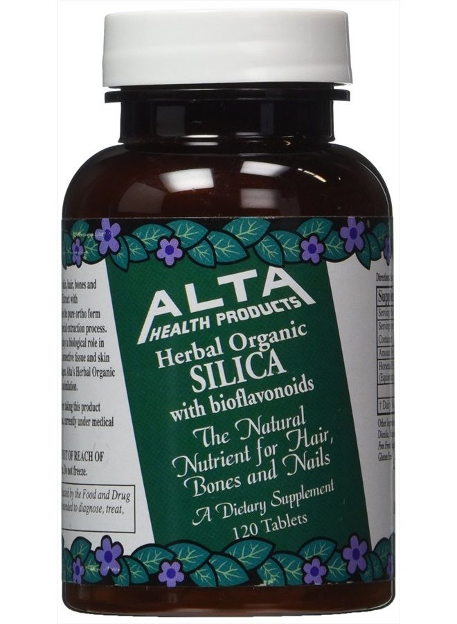 Products - Silica with Bioflavonoids, 500 mg, 120 Tablets