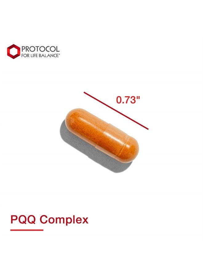 Protocol PQQ Complex - CoQ10, Acetyl-L-Carnitine, Vitamin B12 - Energy - 30 Veg Caps