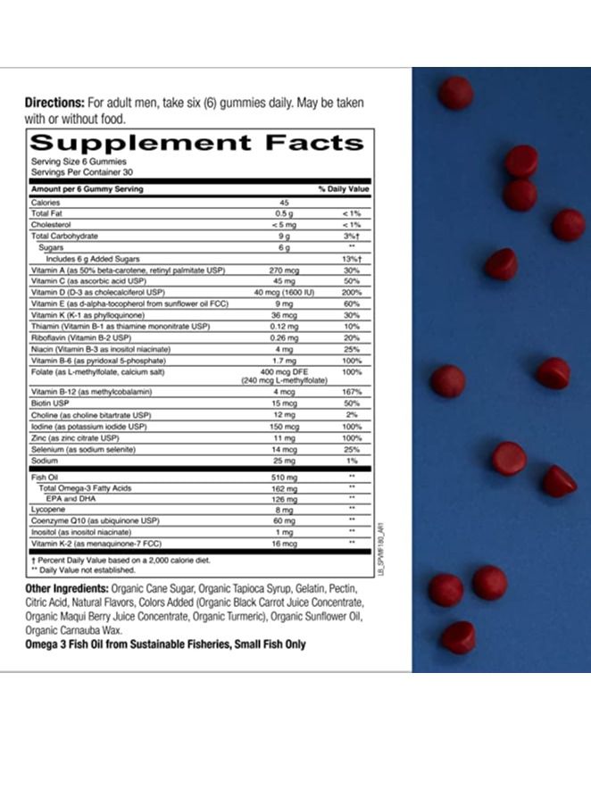 Men's Formula Daily Multivitamin 180 Gummies