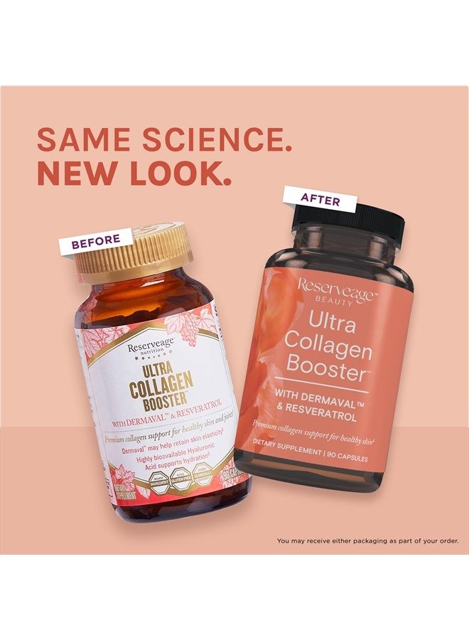 Reserveage, Ultra Collagen Booster, Skin Supplement, Supports Healthy Collagen Production, 90 Capsules