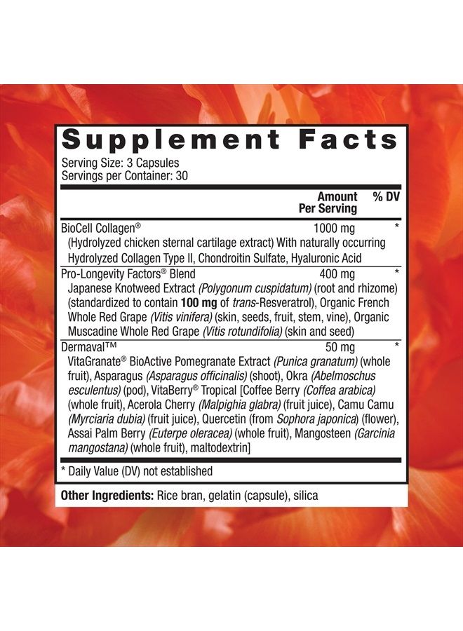 Reserveage, Ultra Collagen Booster, Skin Supplement, Supports Healthy Collagen Production, 90 Capsules