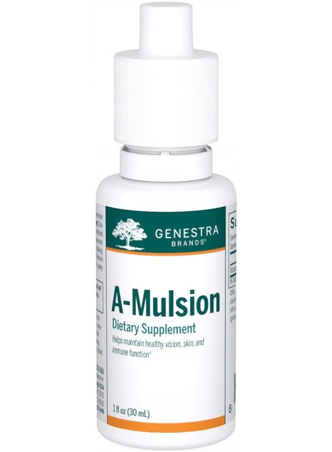 A-Mulsion - Emulsified Vitamin A Liquid - 1 fl. oz. - Citrus Flavor