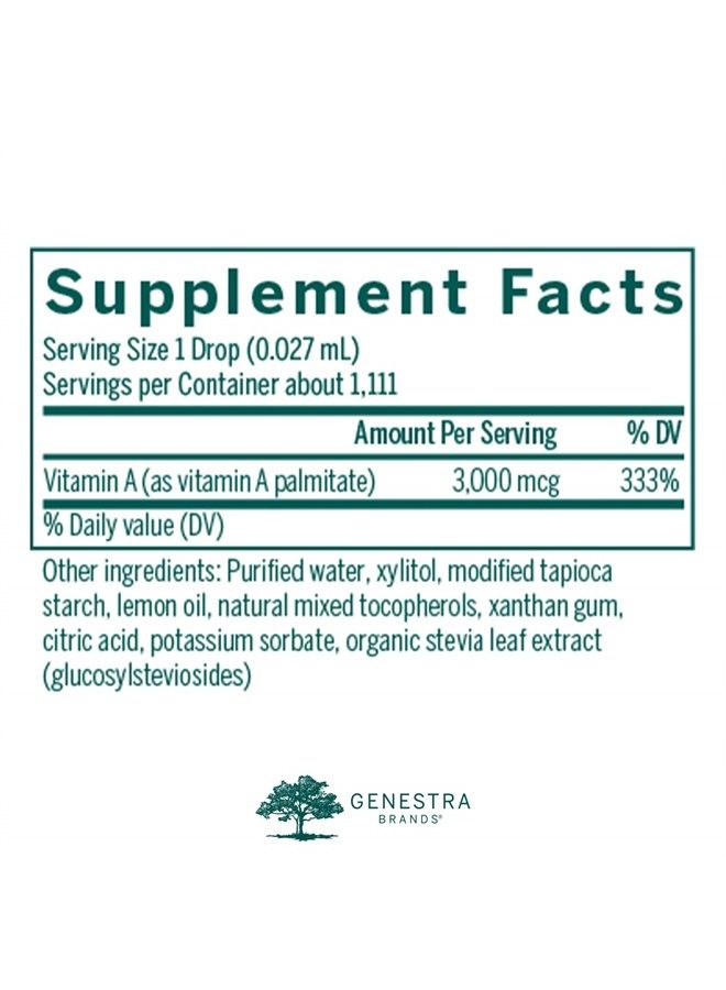 A-Mulsion - Emulsified Vitamin A Liquid - 1 fl. oz. - Citrus Flavor