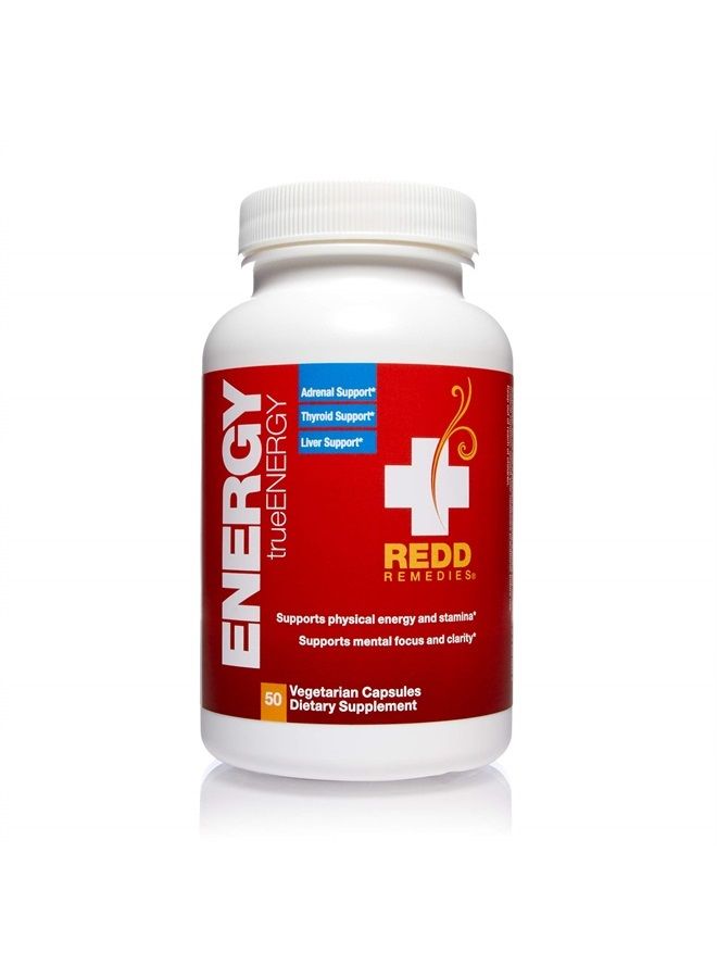 , True Energy, Support for Focus, Stamina and Stress Relief, 50 Capsules