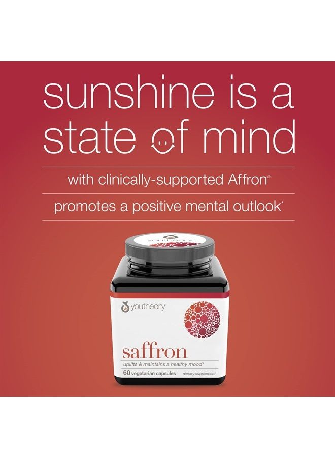 Saffron Advanced with Rhodiola, 60 Count