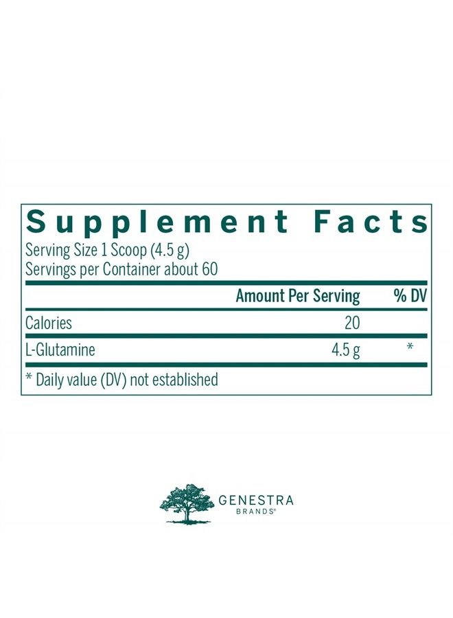 Amino L-Glutamine Powder | Amino Acid Supplement for GI and Immune Health | 9.5 Ounces
