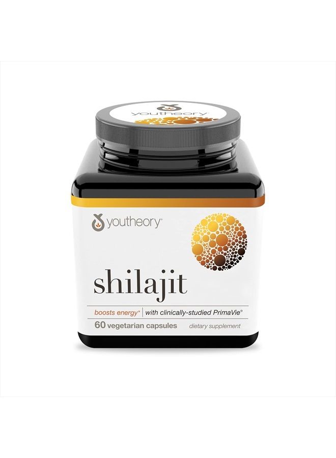 Shilajit, Pure Himalayan Superfoood, Energy Support, 60 Vegetarian Capsules