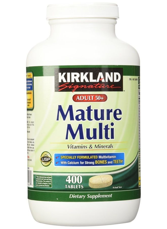 Mature Adult Multi Vitamin Tablets - 400 ct