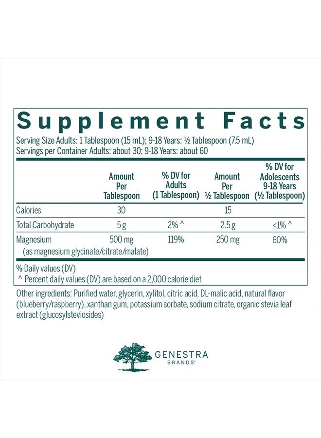 Magnesium Complex Liquid | Combination of Three Organic Magnesium Sources | 15.2 fl oz