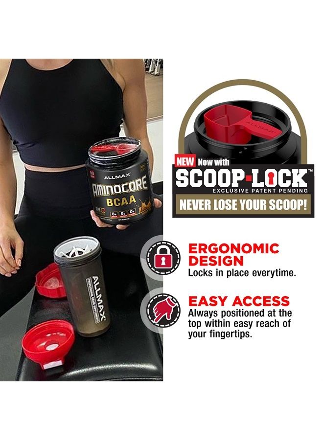 AMINOCORE BCAA Powder, 8.18 Grams of Amino Acids, Intra and Post Workout Recovery Drink, Gluten Free (Sweet Tea, 315 Grams)
