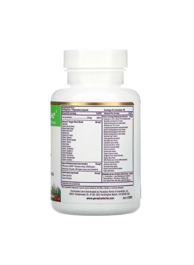 Earth's Blend Zinc Picolinate 90 Vegetarian Capsules