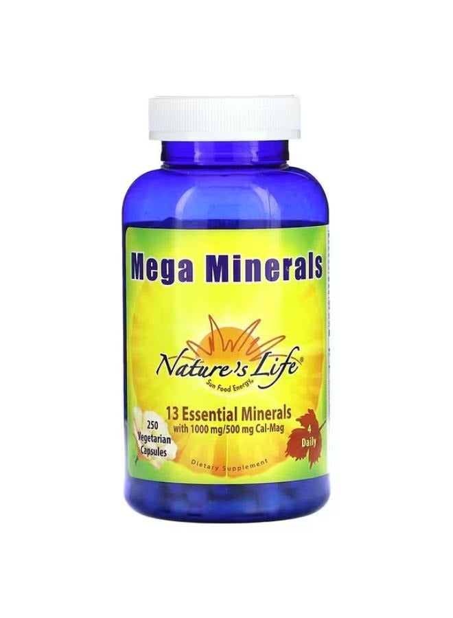 Mega Minerals, 250 Vegetarian Capsules