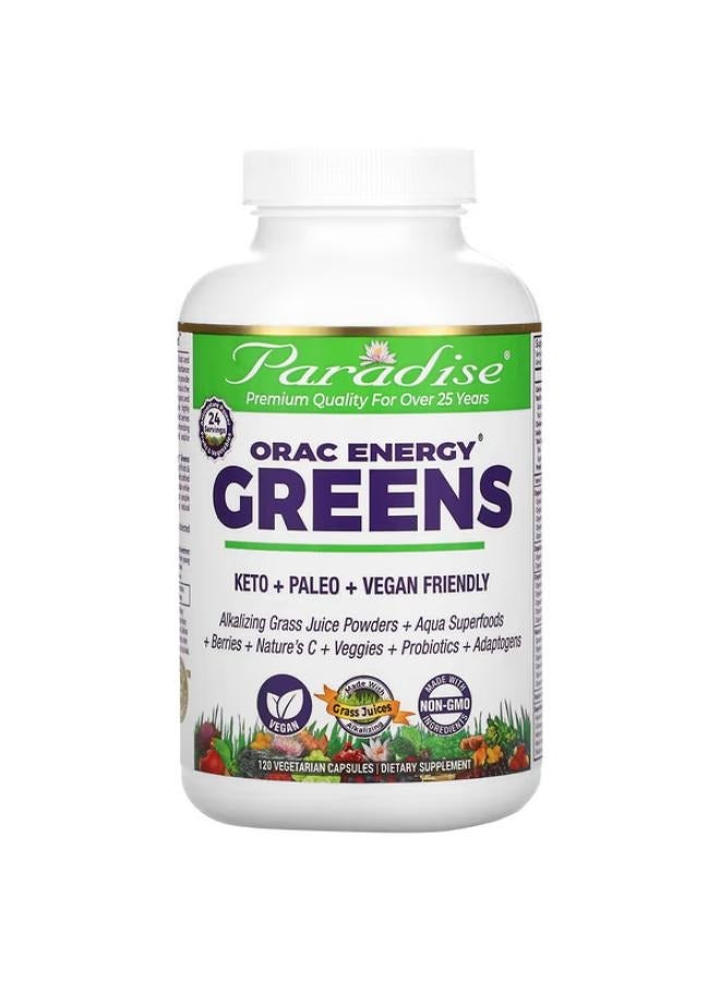 ORAC Energy Greens, 120 Vegetarian Capsules