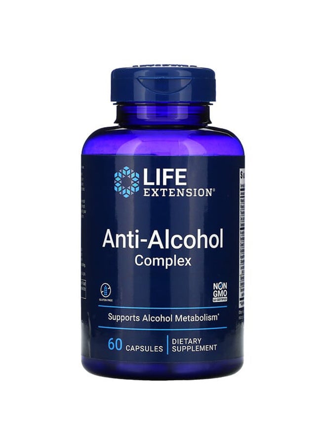 Anti-Alcohol Complex 60 Capsules