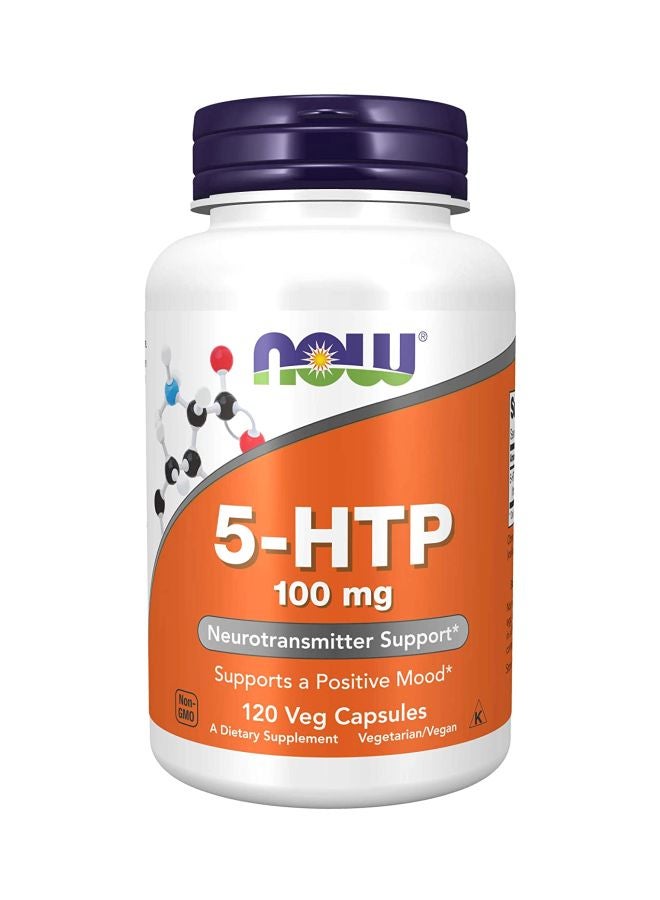 5-HTP Dietary Supplement 100 mg - 120 Veg Capsules