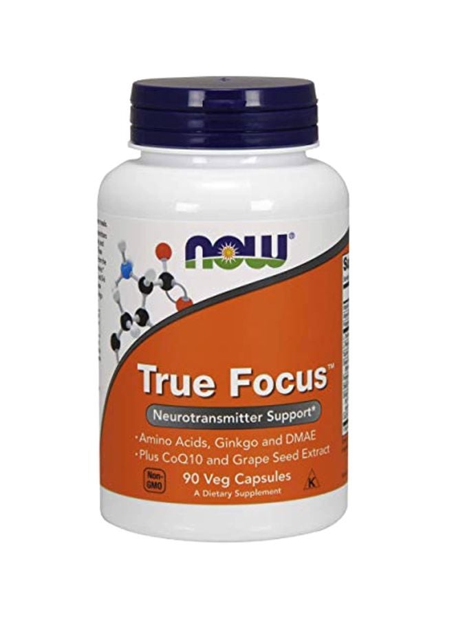 True Focus Neutrotransmitter Support Dietary Supplement- 90 Capsules