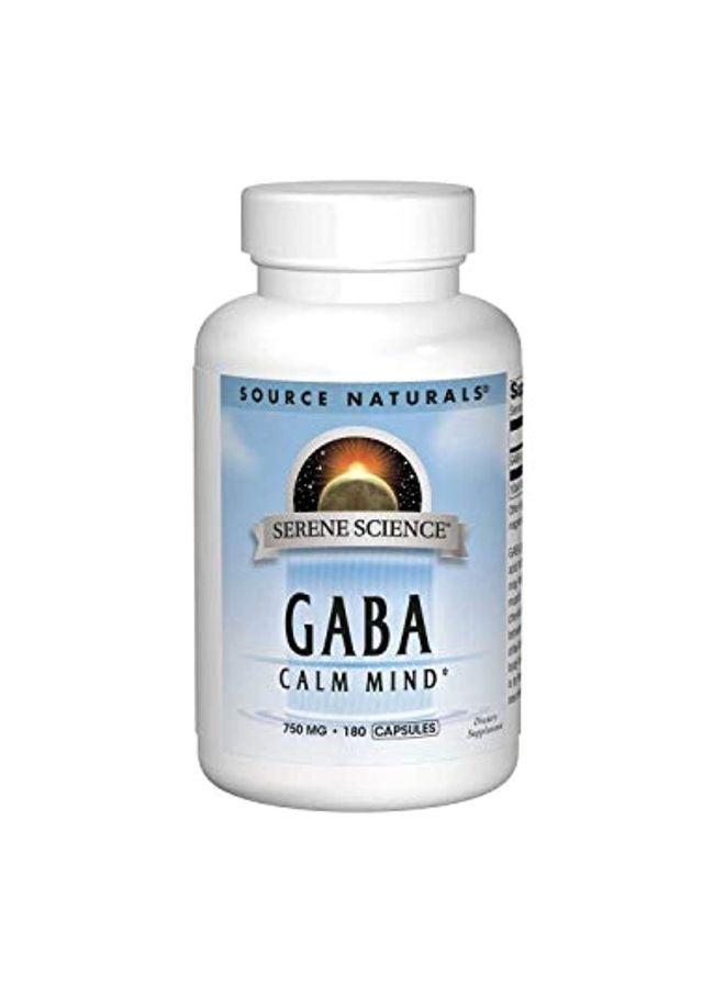 Serene Science GABA Dietary Supplement 750mg - 180 Capsules