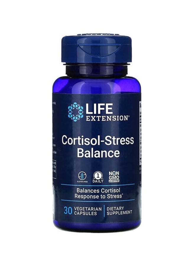 Cortisol Stress Balance Dietary Supplement - 30 Capsules