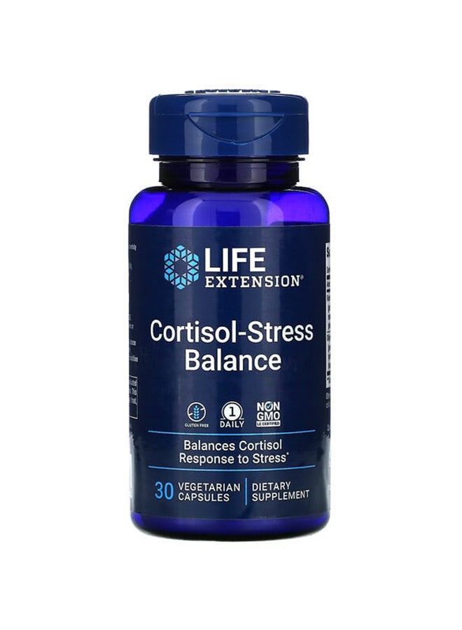 Cortisol Stress Balance Dietary Supplement - 30 Capsules