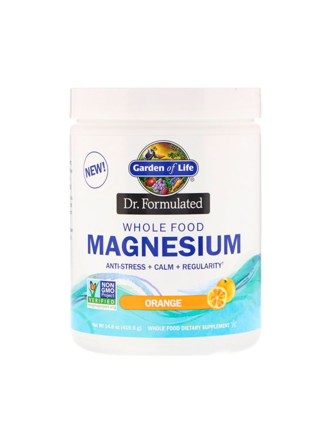 Whole Food Magnesium Dietary Supplement - Orange