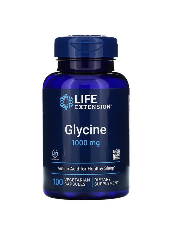 Glycine Amino Acid For Healthy Sleep - 100 Capsules