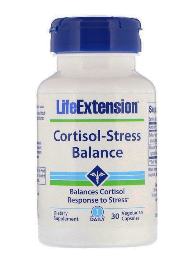 Cortisol Stress Balance Dietary Supplement - 30 Capsules