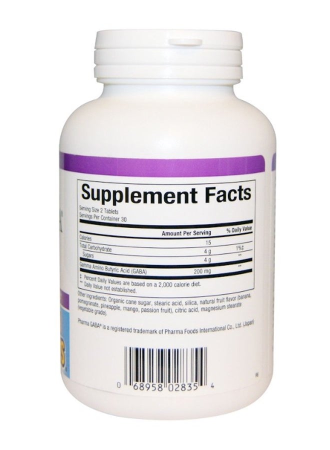 Stress-Relax Pharma Gaba - 60 Chewable Tablets