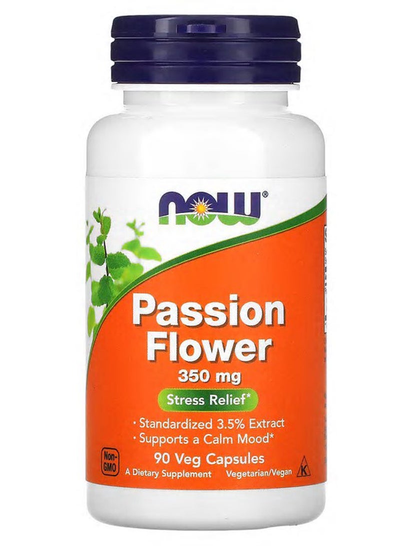 Passion Flower Dietary Supplement - 90 Capsules