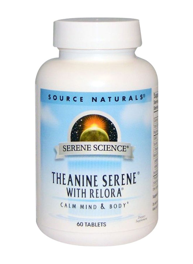 Serene Science Theanine Serene With Relora - 60 Tablets