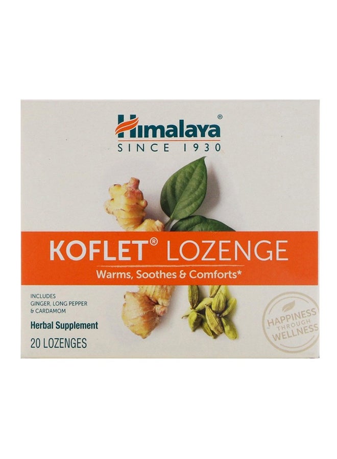 Koflet Herbal Supplement - 20 Lozenges