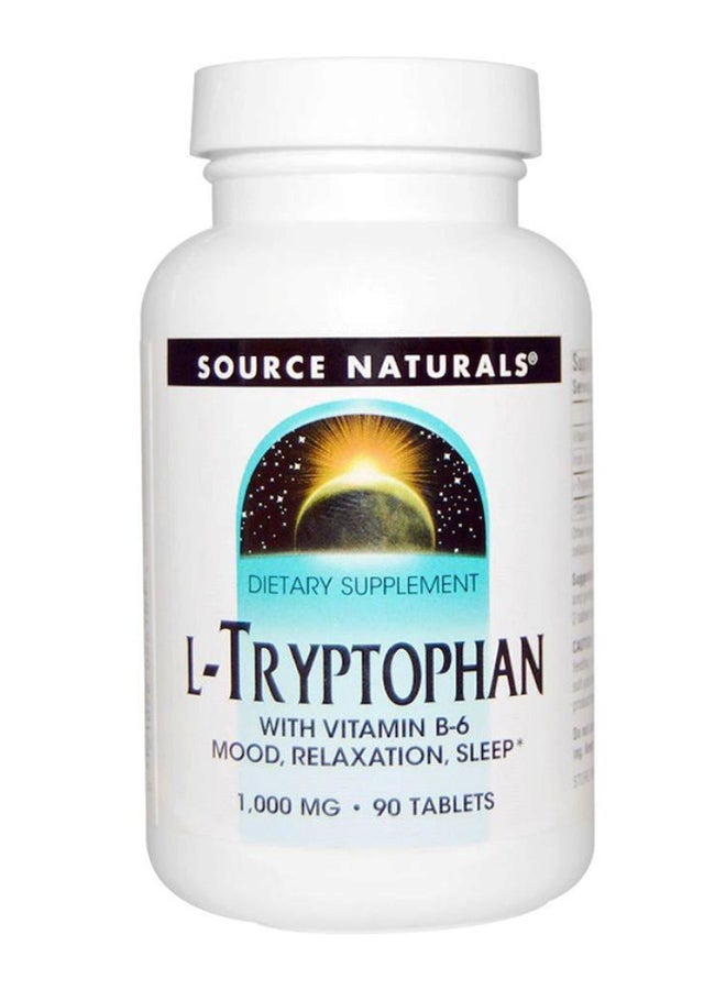 L-Tryptophan With Vitamin B-6 - 90 Tablets