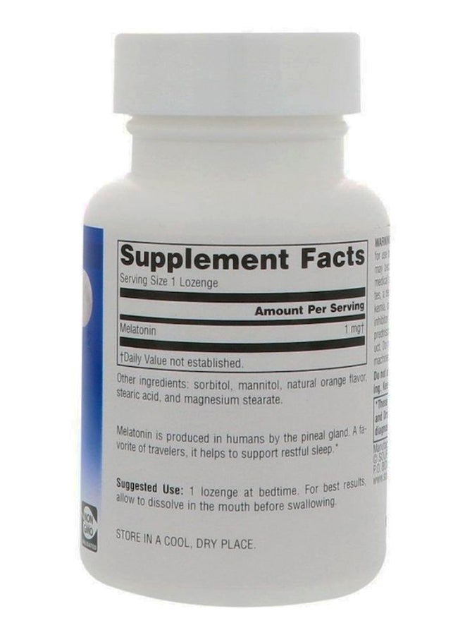 Melatonin Orange Flavor Help Promote Sleep - 100 Lozenges