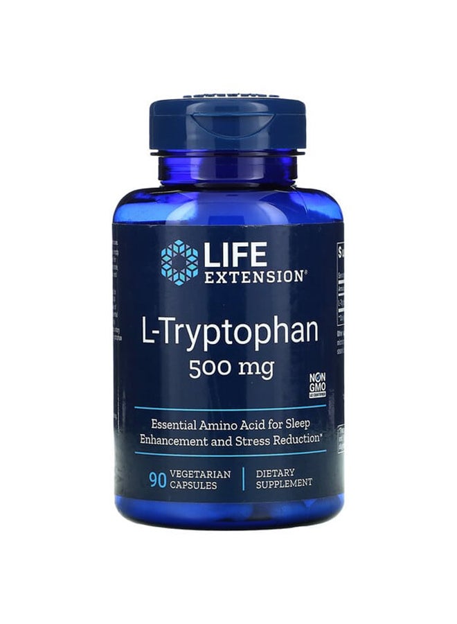 Amino Acid L-Tryptophan - 90 Vegetarian Capsules