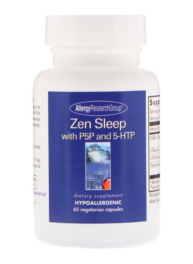 Zen Sleep With P5P And 5-HTP Dietary Supplement - 60 Capsules