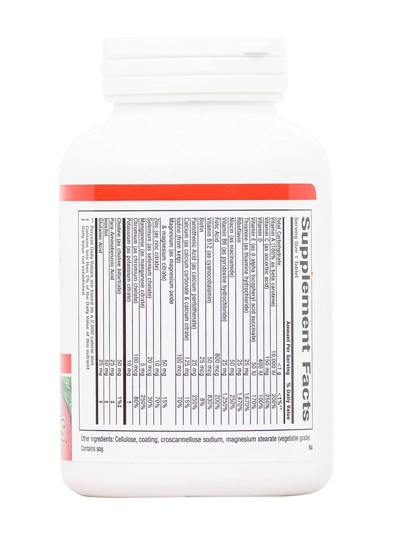 Natural Factors, Super Multi, Iron Free Daily Multivitamin and Mineral Support, 90 tablets (90 servings)
