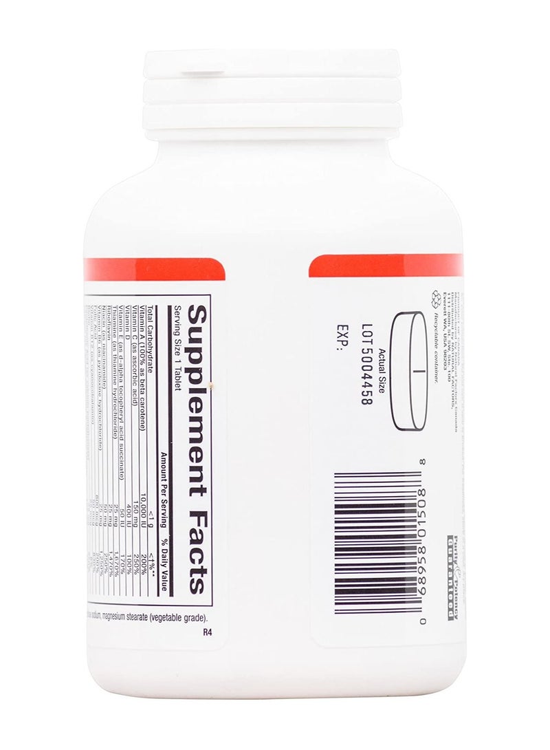 Natural Factors, Super Multi, Iron Free Daily Multivitamin and Mineral Support, 90 tablets (90 servings)
