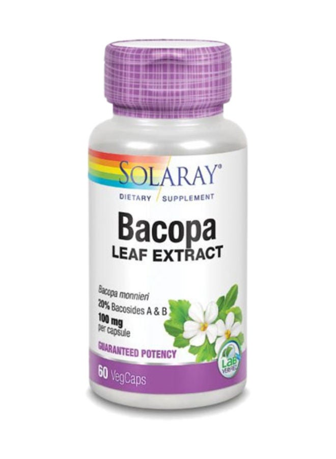 Bacopa 100mg – 60 Capsules