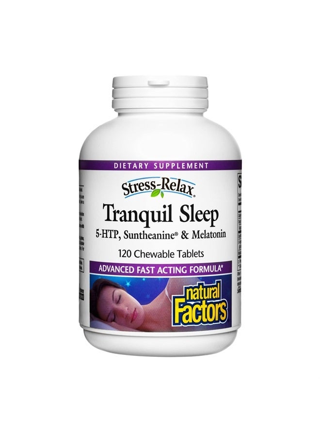 Stress Relax Tranquil Sleep Chewable Supports the Full Sleep Cycle 120 Count