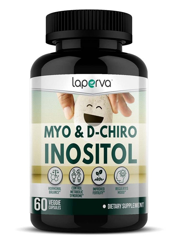 Laperva Myo D chiro Inositol, 60 Veggie Capsules