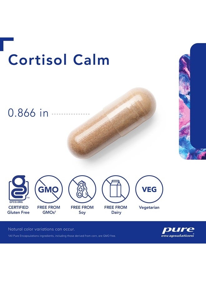 Cortisol Calm | Supplement to Support Relaxation and Restful Sleep During Times of Occasional Stress* | 120 Capsules