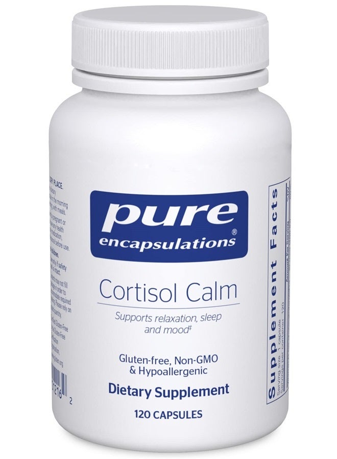 Cortisol Calm | Supplement to Support Relaxation and Restful Sleep During Times of Occasional Stress* | 120 Capsules