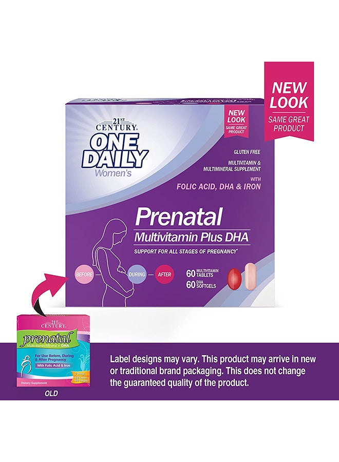 PreNatal Multivitamin Plus DHA - 120 Softgels